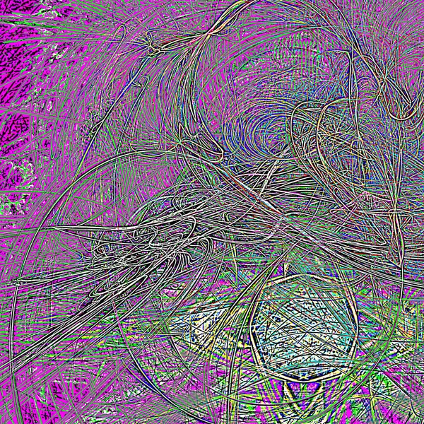 Fantasie chaotische kleurrijke fractale patroon. Abstracte fractale vormen. 3D rendering afbeelding achtergrond of behang — Stockfoto