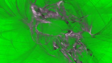 Fantezi kaotik renkli fraktal desen. Soyut Fraktal şekiller. 3D render resimde arka plan veya duvar kağıdı