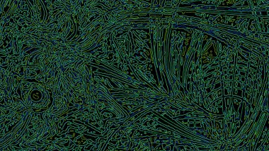 Fantezi kaotik renkli fraktal desen. Soyut Fraktal şekiller. 3D render resimde arka plan veya duvar kağıdı