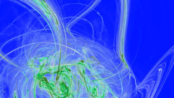 Fantezi kaotik renkli fraktal desen. Soyut Fraktal şekiller. 3D render resimde arka plan veya duvar kağıdı