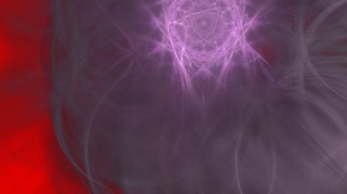 Fantezi kaotik renkli fraktal desen. Soyut Fraktal şekiller. 3D render resimde arka plan veya duvar kağıdı