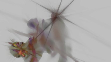 Fantezi kaotik renkli fraktal desen. Soyut Fraktal şekiller. 3D render resimde arka plan veya duvar kağıdı