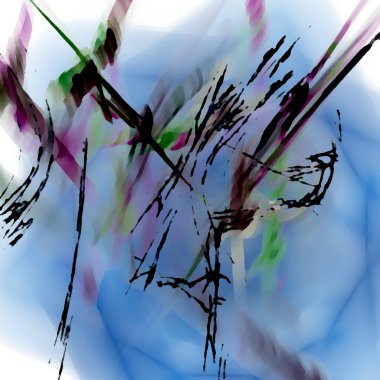 Fantezi kaotik renkli fraktal desen. Soyut Fraktal şekiller. 3D render resimde arka plan veya duvar kağıdı