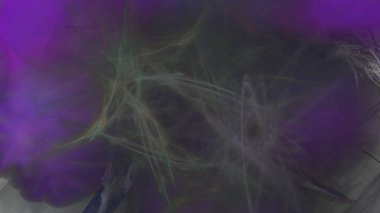 Fantezi kaotik renkli fraktal desen. Soyut Fraktal şekiller. 3D render resimde arka plan veya duvar kağıdı