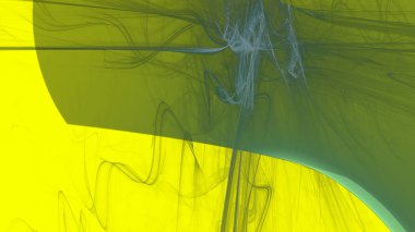 Fantezi kaotik renkli fraktal desen. Soyut Fraktal şekiller. 3D render resimde arka plan veya duvar kağıdı