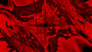 Fantezi kaotik renkli fraktal desen. Soyut Fraktal şekiller. 3D render resimde arka plan veya duvar kağıdı