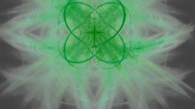 Fantezi kaotik renkli fraktal desen. Soyut Fraktal şekiller. 3D render resimde arka plan veya duvar kağıdı