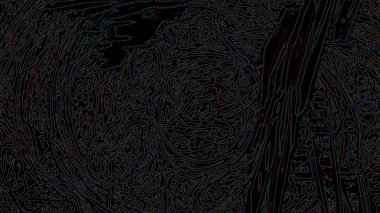 Fantezi kaotik renkli fraktal desen. Soyut Fraktal şekiller. 3D render resimde arka plan veya duvar kağıdı