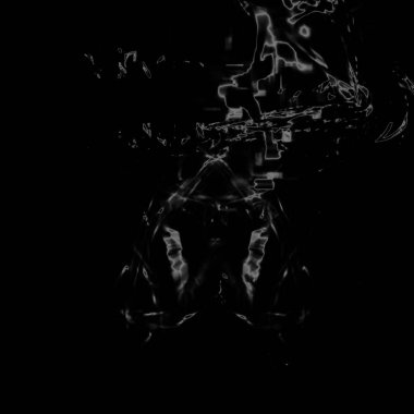 Fantezi kaotik renkli fraktal desen. Soyut Fraktal şekiller. 3D render resimde arka plan veya duvar kağıdı