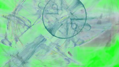 Fantezi kaotik renkli fraktal desen. Soyut Fraktal şekiller. 3D render resimde arka plan veya duvar kağıdı