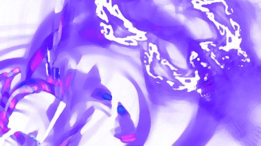 Fantezi kaotik renkli fraktal desen. Soyut Fraktal şekiller. 3D render resimde arka plan veya duvar kağıdı