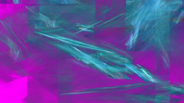 Fantezi kaotik renkli fraktal desen. Soyut Fraktal şekiller. 3D render resimde arka plan veya duvar kağıdı