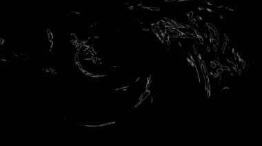 Fantezi kaotik renkli fraktal desen. Soyut Fraktal şekiller. 3D render resimde arka plan veya duvar kağıdı