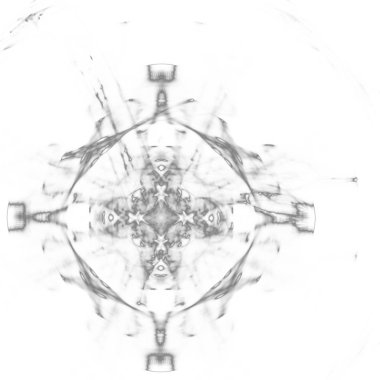 Fantezi kaotik renkli fraktal desen. Soyut Fraktal şekiller. 3D render resimde arka plan veya duvar kağıdı