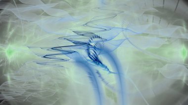 Fantezi kaotik renkli fraktal desen. Soyut Fraktal şekiller. 3D render resimde arka plan veya duvar kağıdı