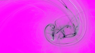 Fantezi kaotik renkli fraktal desen. Soyut Fraktal şekiller. 3D render resimde arka plan veya duvar kağıdı