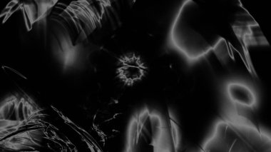 Fantezi kaotik renkli fraktal desen. Soyut Fraktal şekiller. 3D render resimde arka plan veya duvar kağıdı