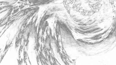 Fantezi kaotik renkli fraktal desen. Soyut Fraktal şekiller. 3D render resimde arka plan veya duvar kağıdı