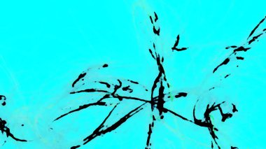 Fantezi kaotik renkli fraktal desen. Soyut Fraktal şekiller. 3D render resimde arka plan veya duvar kağıdı