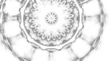 Fantezi kaotik renkli fraktal desen. Soyut Fraktal şekiller. 3D render resimde arka plan veya duvar kağıdı