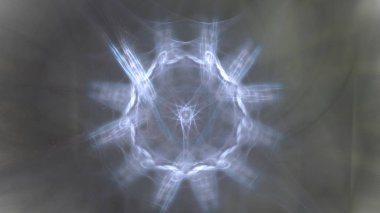 Fantezi kaotik renkli fraktal desen. Soyut Fraktal şekiller. 3D render resimde arka plan veya duvar kağıdı