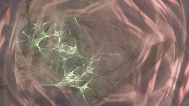 Fantezi kaotik renkli fraktal desen. Soyut Fraktal şekiller. 3D render resimde arka plan veya duvar kağıdı