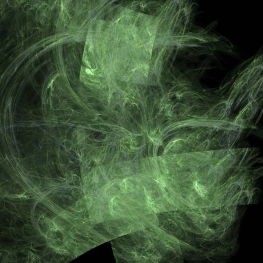 Fantezi kaotik renkli fraktal desen. Soyut Fraktal şekiller. 3D render resimde arka plan veya duvar kağıdı