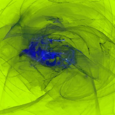 Fantezi kaotik renkli fraktal desen. Soyut Fraktal şekiller. 3D render resimde arka plan veya duvar kağıdı