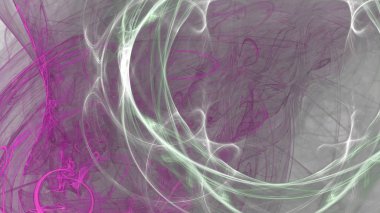 Fantezi kaotik renkli fraktal desen. Soyut Fraktal şekiller. 3D render resimde arka plan veya duvar kağıdı