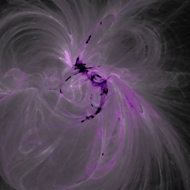Fantezi kaotik renkli fraktal desen. Soyut Fraktal şekiller. 3D render resimde arka plan veya duvar kağıdı