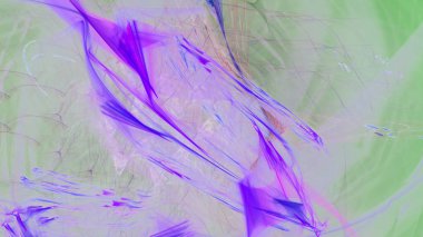 Fantezi kaotik renkli fraktal desen. Soyut Fraktal şekiller. 3D render resimde arka plan veya duvar kağıdı