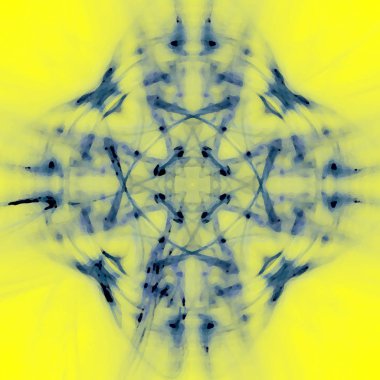 Fantezi kaotik renkli fraktal desen. Soyut Fraktal şekiller. 3D render resimde arka plan veya duvar kağıdı