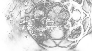 Fantezi kaotik renkli fraktal desen. Soyut Fraktal şekiller. 3D render resimde arka plan veya duvar kağıdı