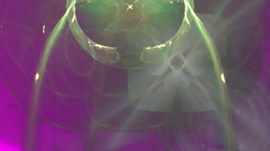 Fantezi kaotik renkli fraktal desen. Soyut Fraktal şekiller. 3D render resimde arka plan veya duvar kağıdı