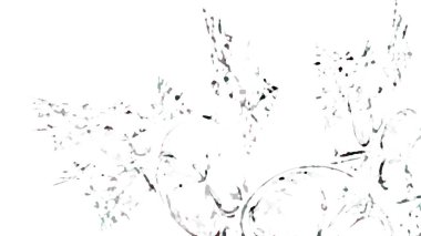 Fantezi kaotik renkli fraktal desen. Soyut Fraktal şekiller. 3D render resimde arka plan veya duvar kağıdı