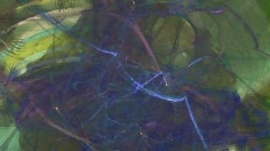 Fantezi kaotik renkli fraktal desen. Soyut Fraktal şekiller. 3D render resimde arka plan veya duvar kağıdı