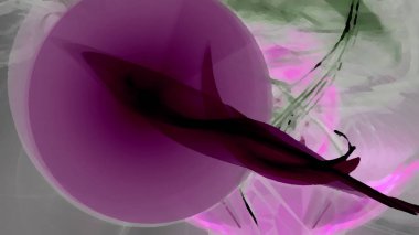 Fantezi kaotik renkli fraktal desen. Soyut Fraktal şekiller. 3D render resimde arka plan veya duvar kağıdı