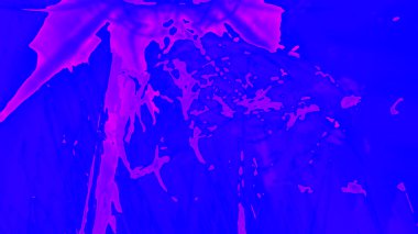 Fantezi kaotik renkli fraktal desen. Soyut Fraktal şekiller. 3D render resimde arka plan veya duvar kağıdı