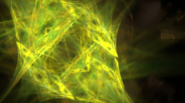 Fantezi kaotik renkli fraktal desen. Soyut Fraktal şekiller. 3D render resimde arka plan veya duvar kağıdı