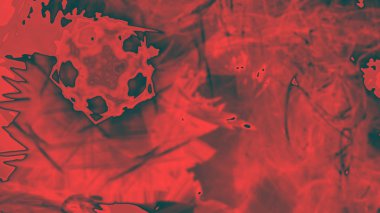 Fantezi kaotik renkli fraktal desen. Soyut Fraktal şekiller. 3D render resimde arka plan veya duvar kağıdı