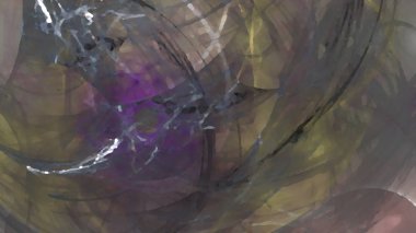 Fantezi kaotik renkli fraktal desen. Soyut Fraktal şekiller. 3D render resimde arka plan veya duvar kağıdı