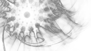 Fantezi kaotik renkli fraktal desen. Soyut Fraktal şekiller. 3D render resimde arka plan veya duvar kağıdı