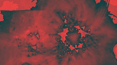 Fantezi kaotik renkli fraktal desen. Soyut Fraktal şekiller. 3D render resimde arka plan veya duvar kağıdı