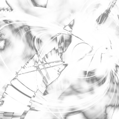 Fantezi kaotik renkli fraktal desen. Soyut Fraktal şekiller. 3D render resimde arka plan veya duvar kağıdı.