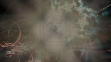 Fantezi kaotik renkli fraktal desen. Soyut Fraktal şekiller. 3D render resimde arka plan veya duvar kağıdı.