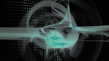 Fantezi kaotik renkli fraktal desen. Soyut Fraktal şekiller. 3D render resimde arka plan veya duvar kağıdı.