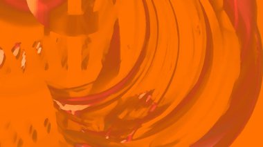 Fantezi kaotik renkli fraktal desen. Soyut Fraktal şekiller. 3D render resimde arka plan veya duvar kağıdı