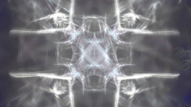 Fantezi kaotik renkli fraktal desen. Soyut Fraktal şekiller. 3D render resimde arka plan veya duvar kağıdı