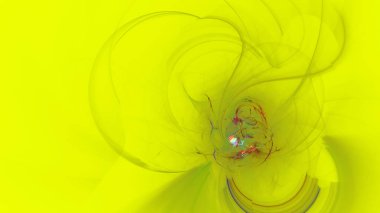 Fantezi kaotik renkli fraktal desen. Soyut Fraktal şekiller. 3D render resimde arka plan veya duvar kağıdı.