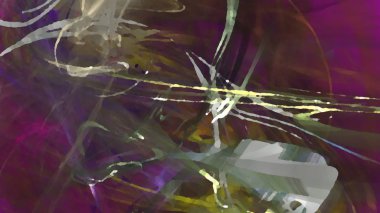 Fantezi kaotik renkli fraktal desen. Soyut Fraktal şekiller. 3D render resimde arka plan veya duvar kağıdı